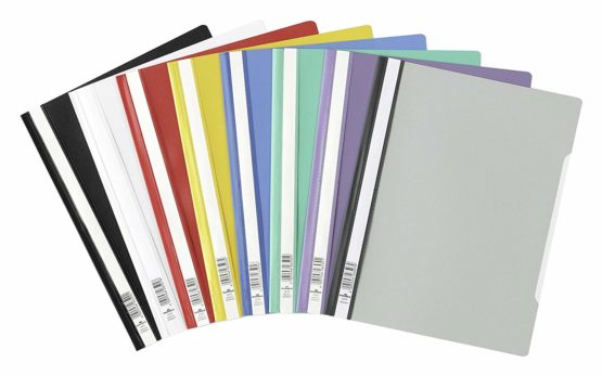 Durable Clear View Folder/Report File A4, Red, Extra Wide, Pack of 50, 257003 - Image 2