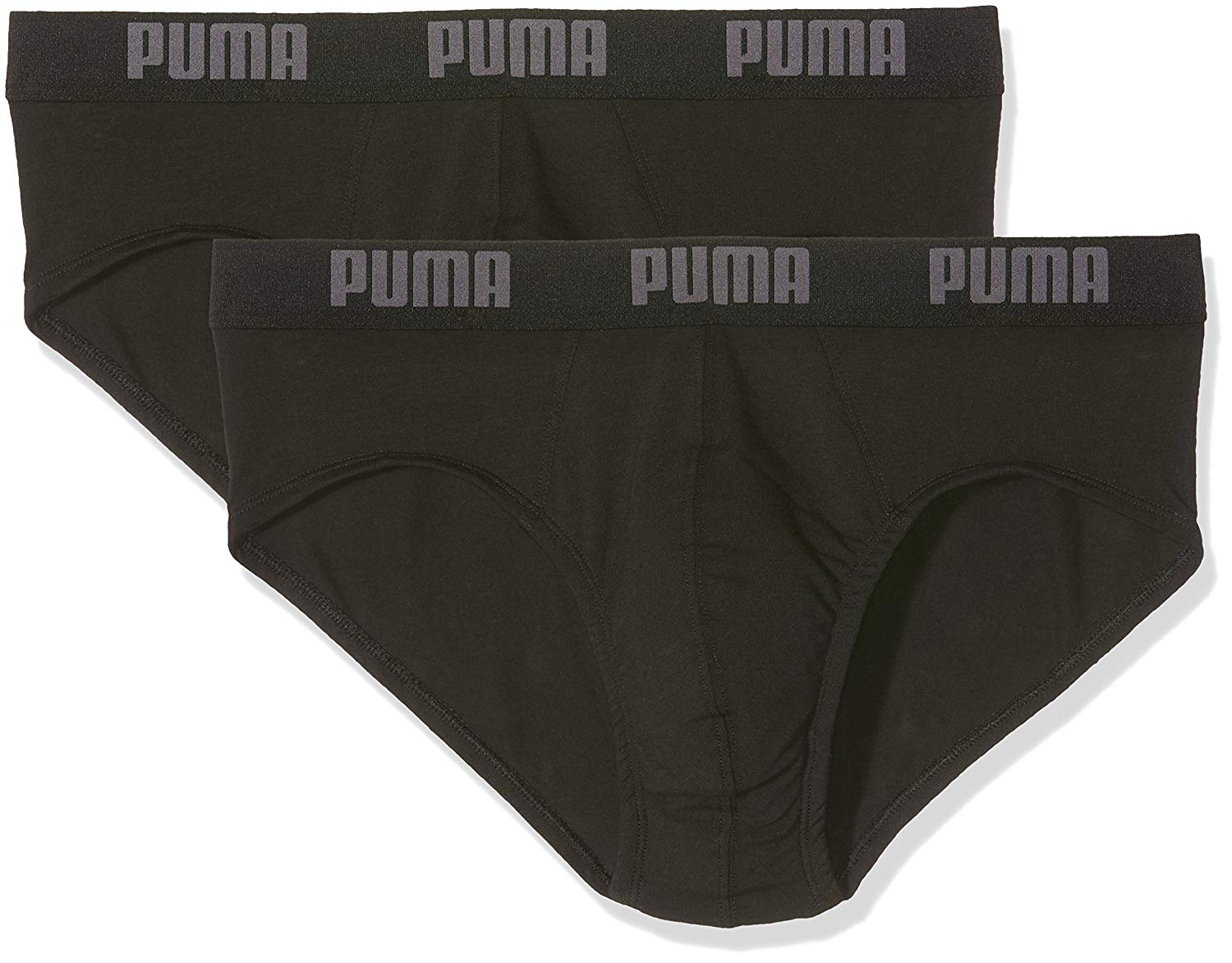 PUMA Mens BRIEF, Black / Black, L UK