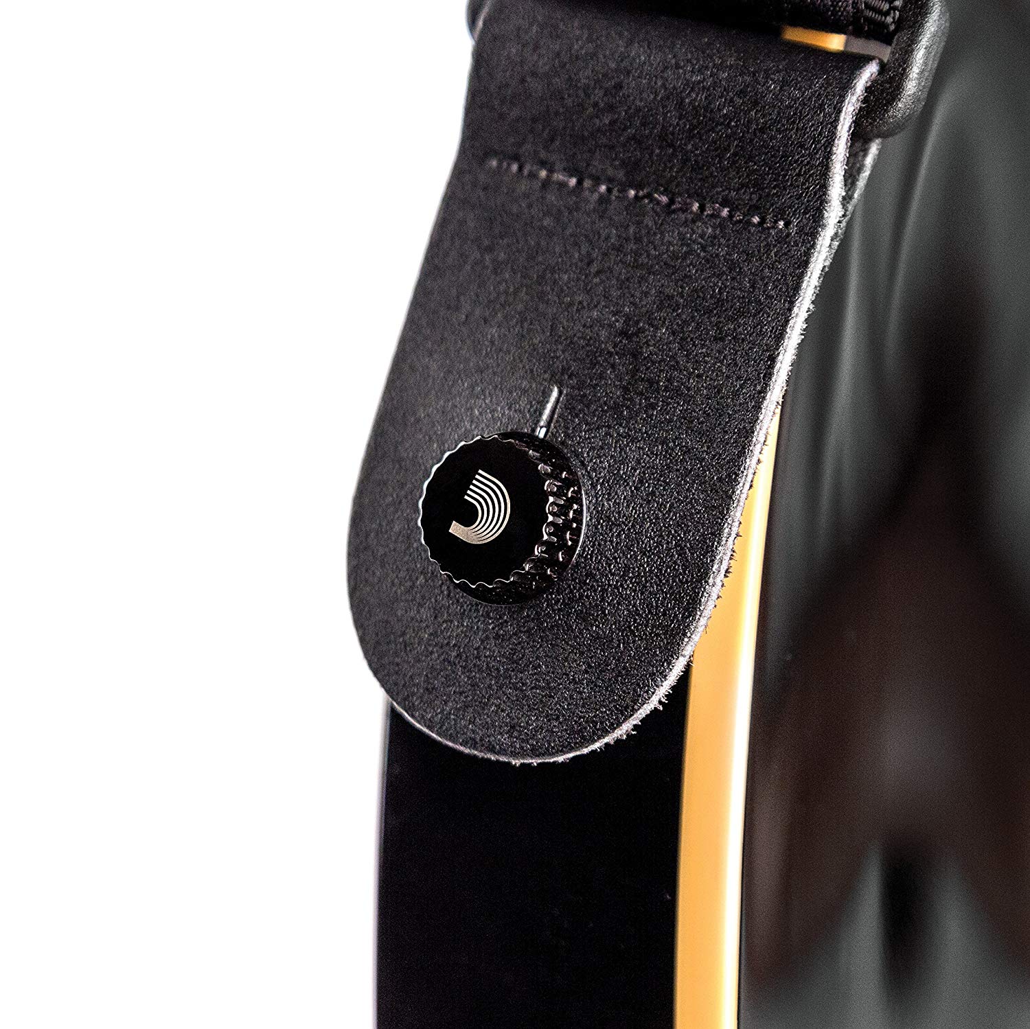 D'Addario Universal Strap Lock System, Black, by D'Addario, Black / Black, Strap Locks - Image 3
