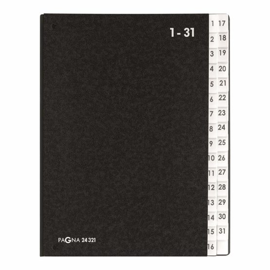 Durable Pagna Expanding Bring Forward A4 File with Pressboard Pages and PVC Tabs 1-31 - Image 2