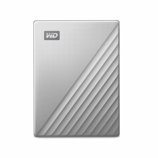 WD 4 TB My Passport Ultra, Portable Hard Drive with Password Protection and Auto Backup Software, USB-C ready - Silver - Works with PC, Xbox X, Xbox S, PS4 and PS5 - Image 2