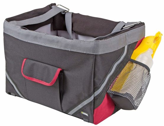 Kerbl 80595 Axion Bicycle Bag 38 x 25 x 25 cm, Black/Red - Image 3