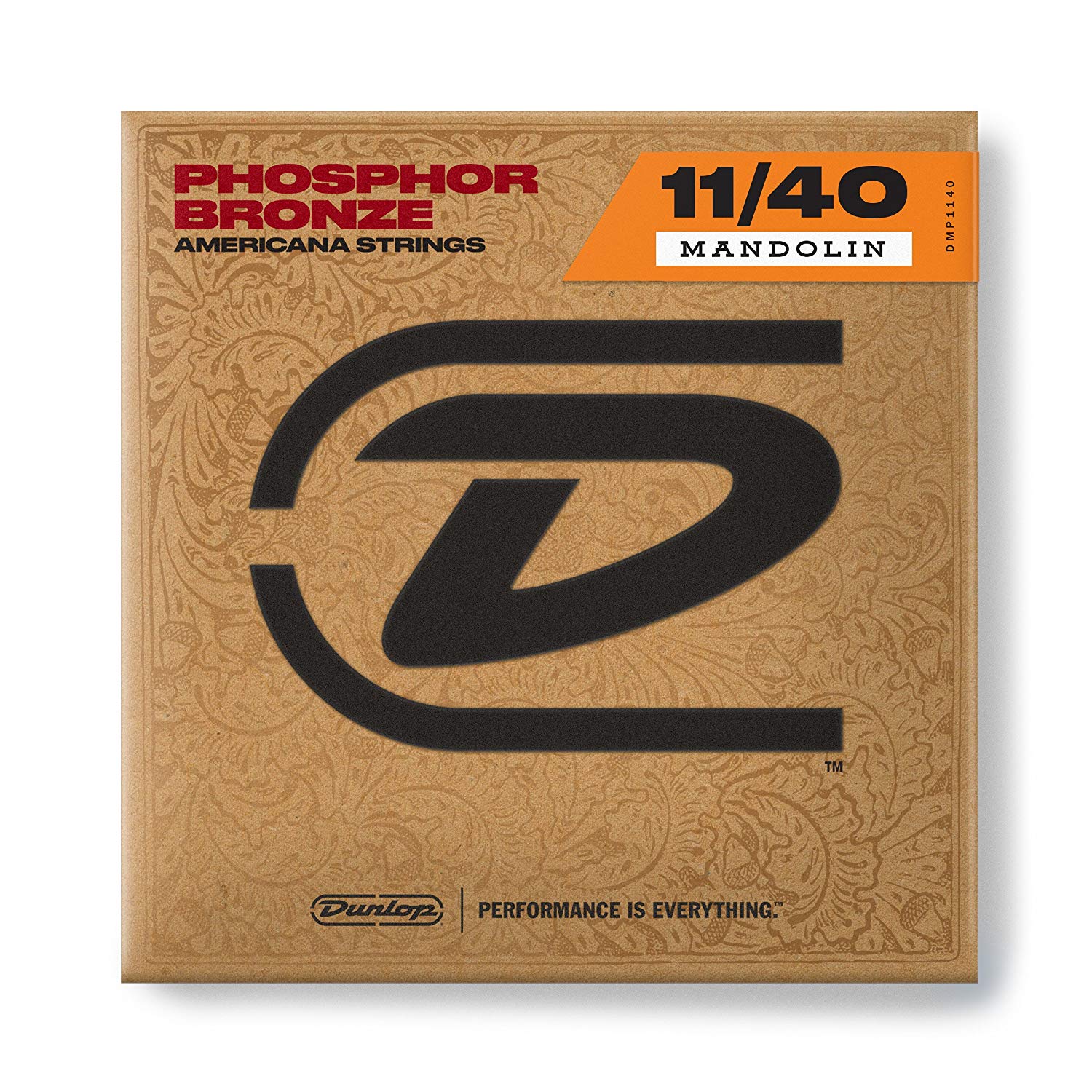 Dunlop DMP1140 Phosphor Medium Mandolin Strings (Pack of 8), blue, 11 - 40