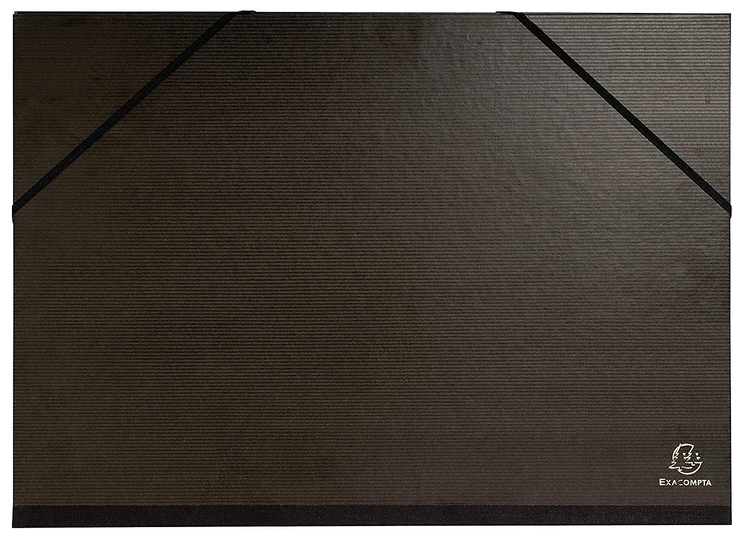 Exacompta, Ref 548000E, Kraft Portfolio with Elastic Strap, 320 x 450mm in Size, Suitable for A3 Documents