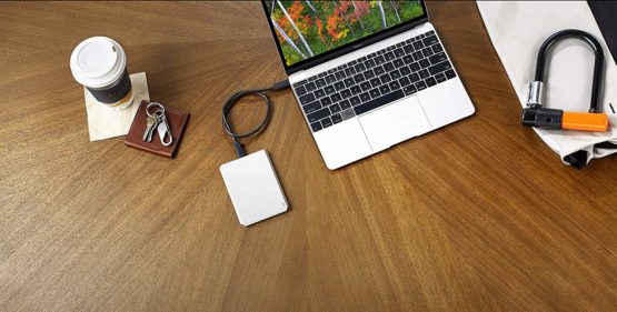 LaCie Mobile Drive, 1 TB , External Hard Drive HDD – Moon Silver, USB-C USB 3.0, With Rescue Services (STHG1000400) - Image 3