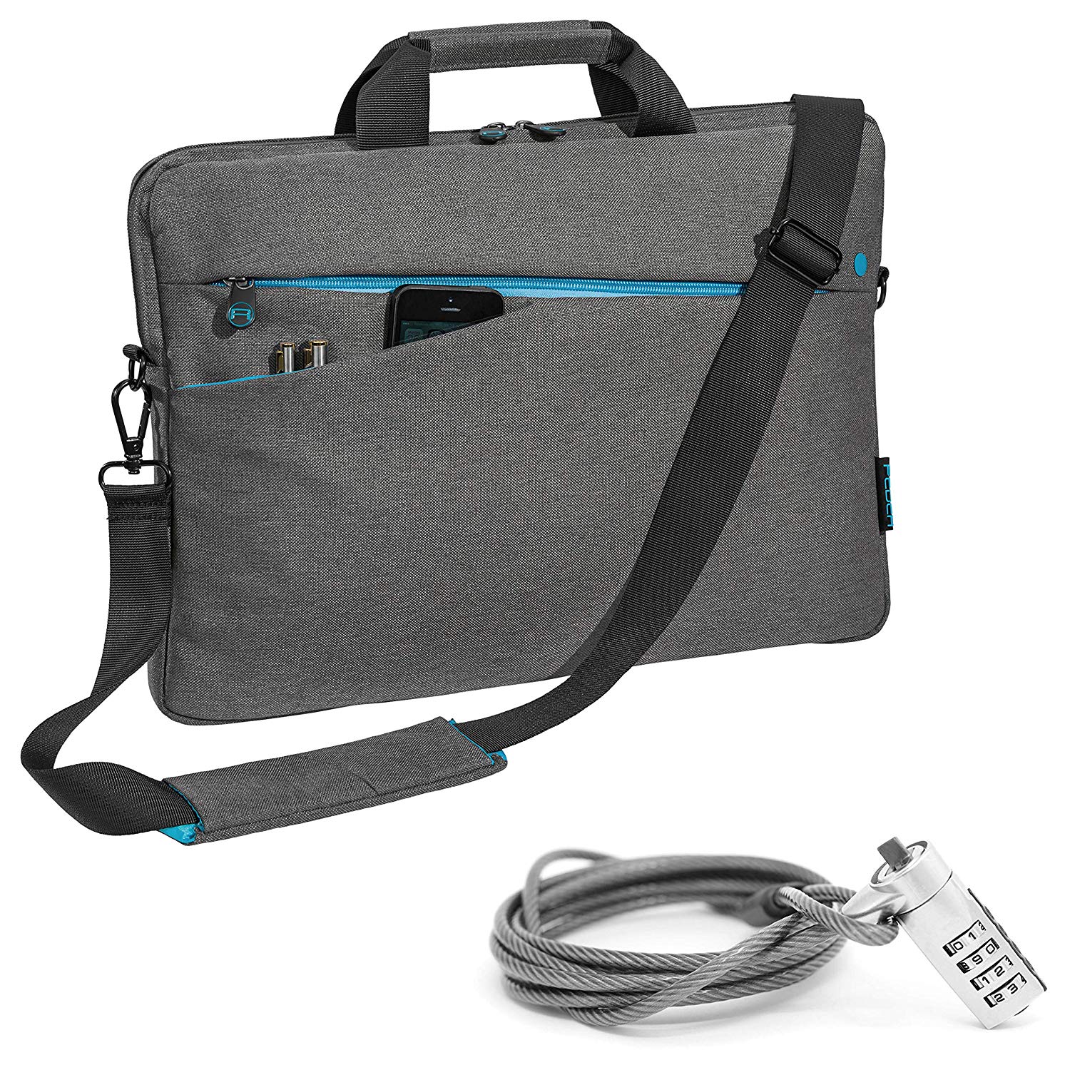 PEDEA laptop bag "Fashion" bag for notebooks with screens up to 13.3 inches (33.8 cm); shoulder bag with shoulder strap incl. notebook lock