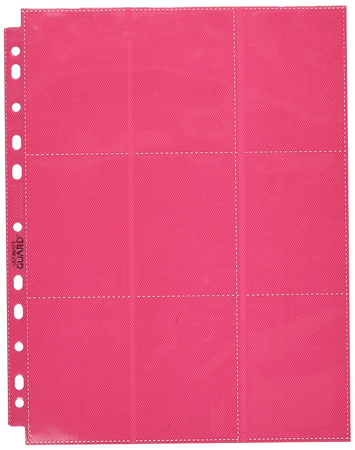 Ultimate Guard 18-Pocket Side Loading Pages (50-Pages, Red), Medium