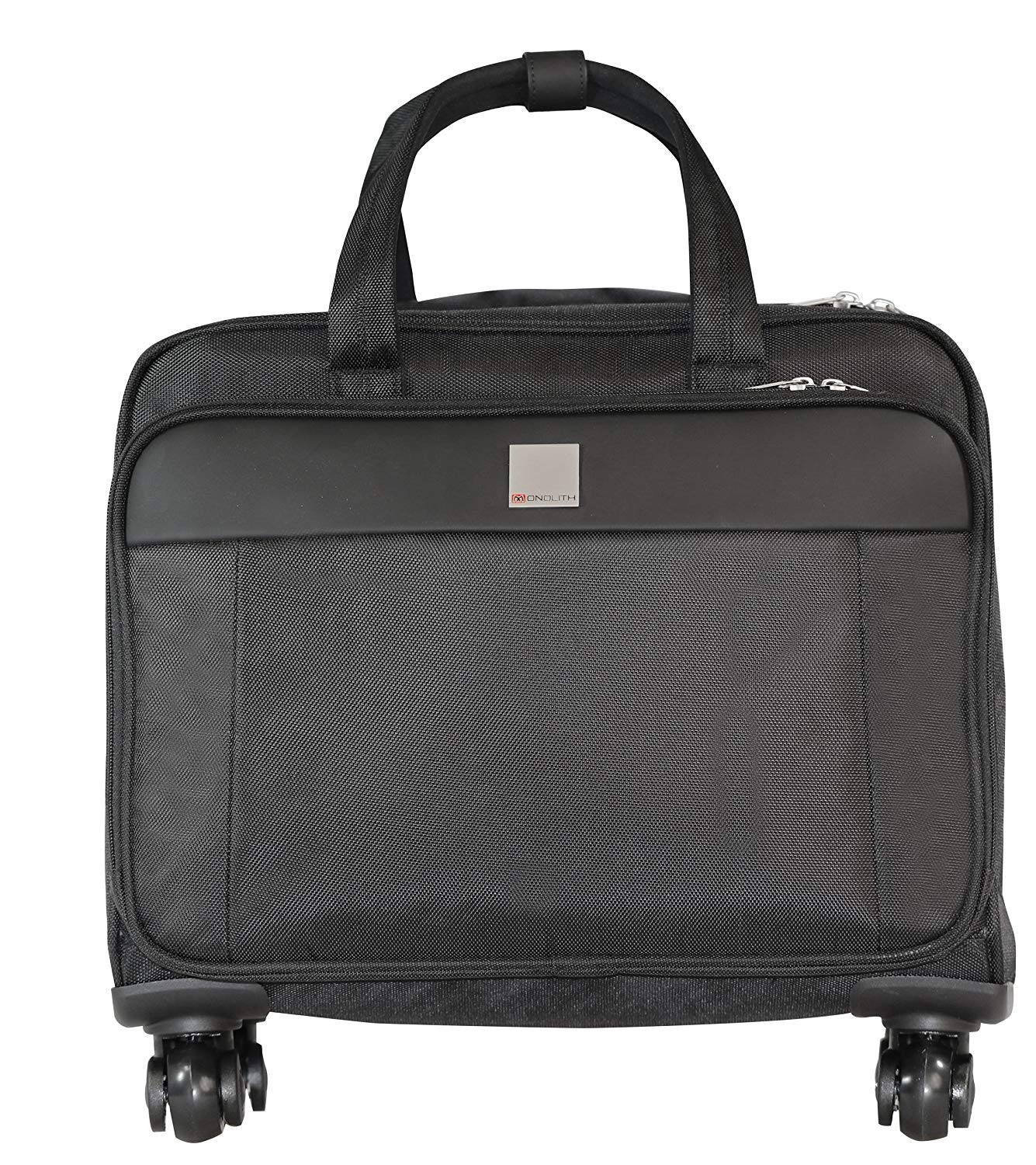 Monolith office solutions 41504MN Motion II 4 Wheel Laptop Trolley CASE, Black - Image 3
