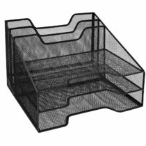 Osco WMFO-BLK Wire Mesh File Organiser - Black