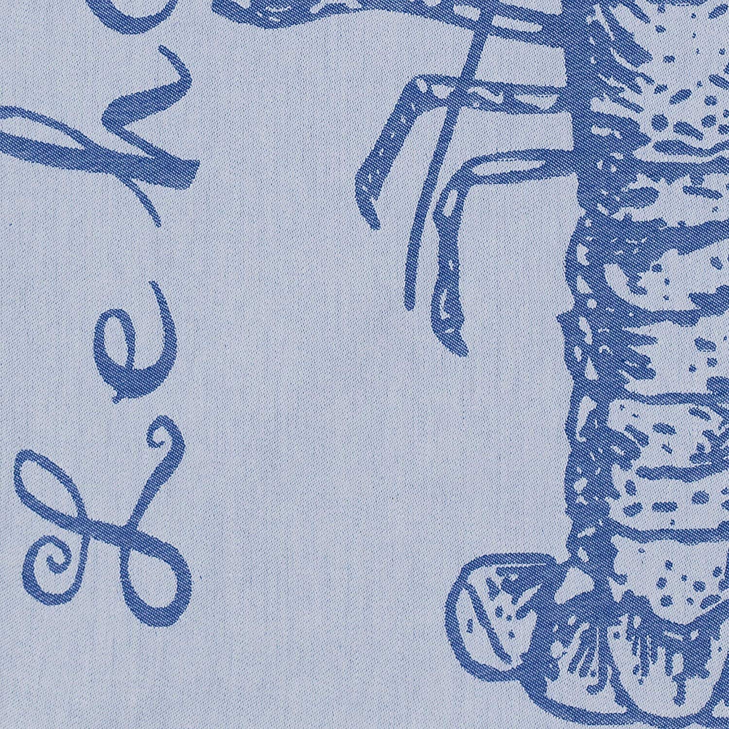 Coucke Lobster Bib - Cotton Blue, 43 x 60 x 0.3 cm, 43x60x0.3 cm - Image 4