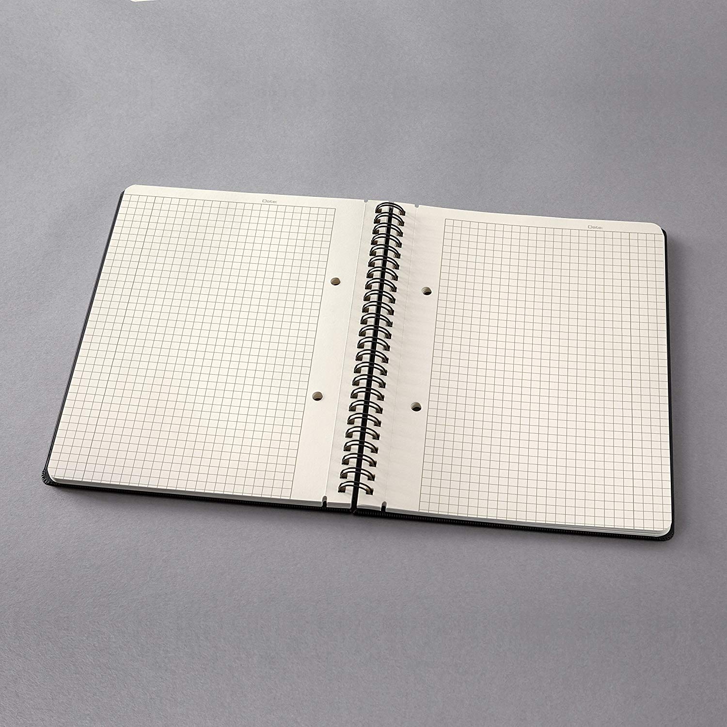 SIGEL CO822 Spiral Notepad, approx. A5, squaRed, hardcover, Black - Conceptum - Image 3