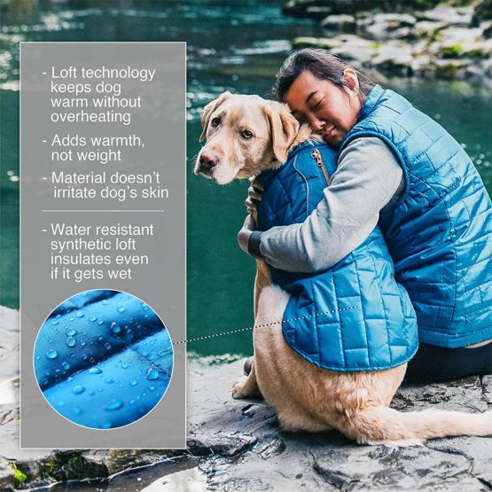 Kurgo Loft Dog Jacket and Reversible Dog Coat, Available in X-Small, Small, Medium, Large and X-Large Sizes - Image 3