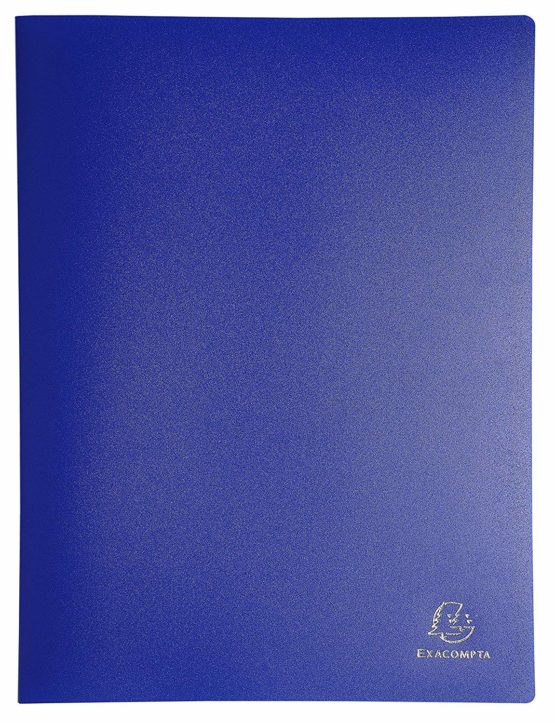 Exacompta Semi-Rigid PP Display Book, A4, 20 Pockets - Assorted Colours, Pack of 10 - Image 2