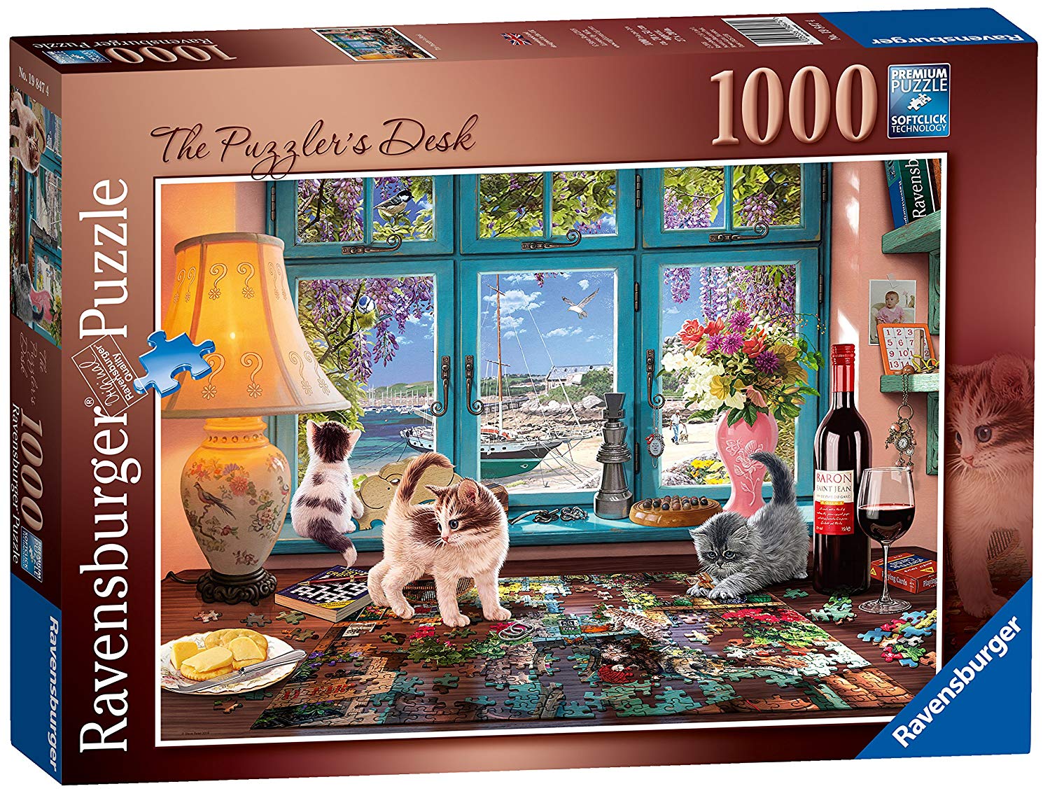 Ravensburger The Puzzler’s Desk 1000 Piece Jigsaw Puzzle for Adults & Kids Age 12 Years Up, Multi-colored, 69,9 x 49,7 x 0,2 cm