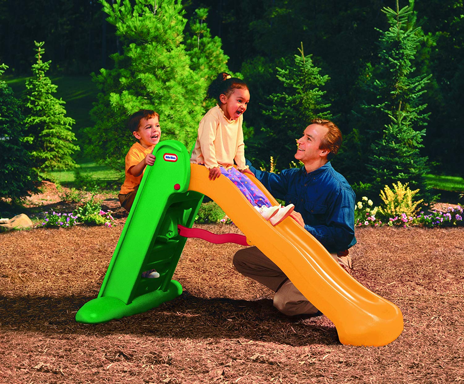 Little Tikes Easy Store Large Slide – Playset for Indoor or Outdoor Use ...