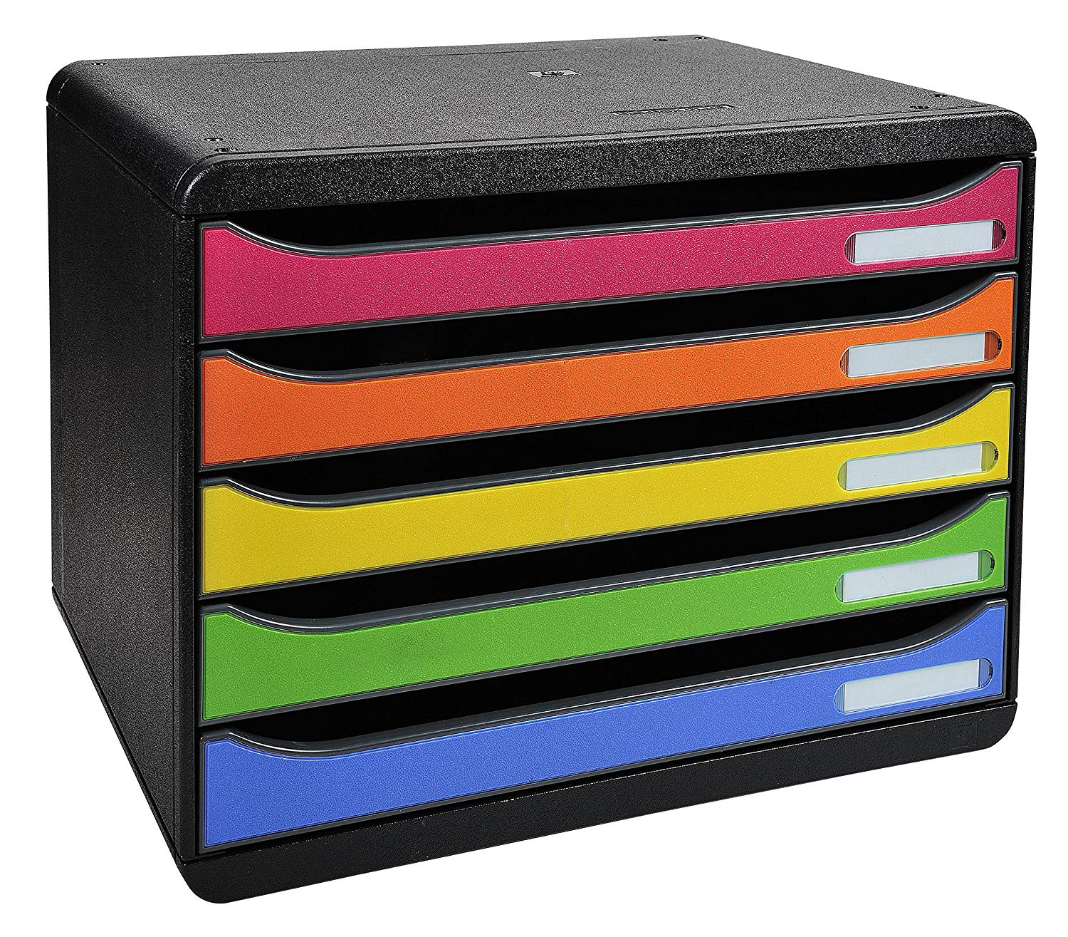 Exacompta, Ref 308798D, Iderama Collection, Big-Box Plus, 270 x 355 x 271mm in Size, Landscape, 5 Drawers Set