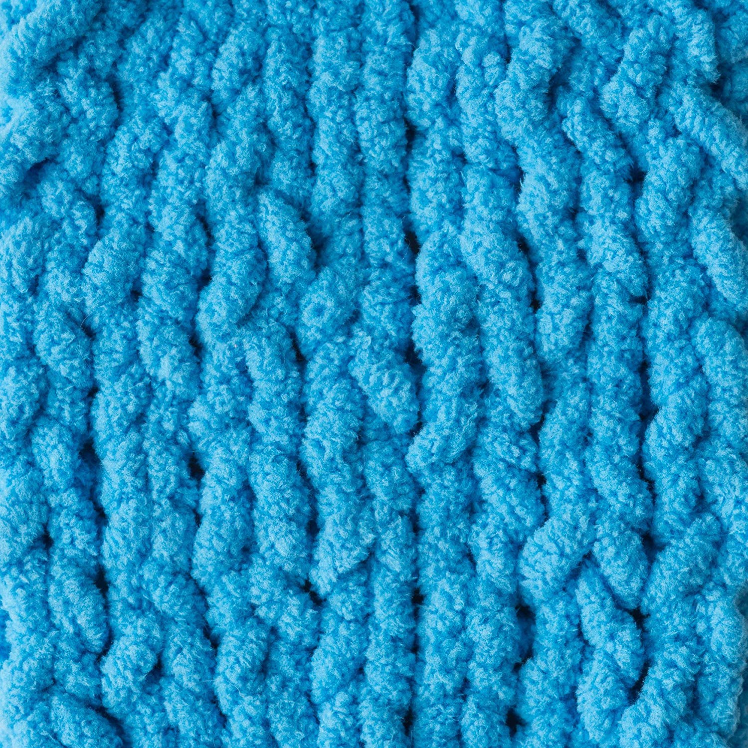BERNAT Blanket Brights Big Ball Yarn-Busy Blue, Fibre: 100% Polyester, 300G - Image 3