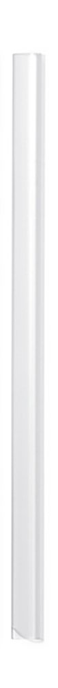Durable A4 Spine Bar 6mm Transparent - Pack of 100 - Quick and Easy Binding for Unpunched Documents - Holds Up to 60 A4 Sheets