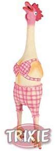 Trixie Hen Original Animal Sound, 48 cm, Latex, Pink/Beige - Image 2