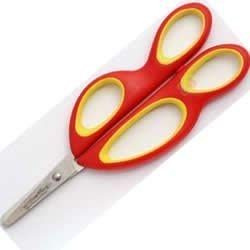 Be Creative Childrens Training Scissors Long Loop Right Handed, Assorted Colours