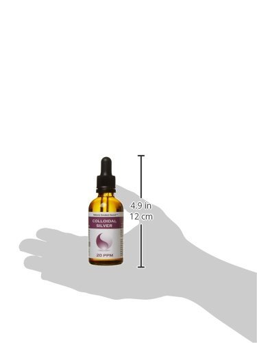 Nature’s Greatest Secret Antibacterial Colloidal Silver 20ppm Dropper Bottle 50ml, Clear, 50 ml (Pack of 1) - Image 4