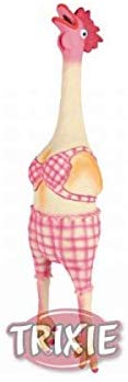 Trixie Hen Original Animal Sound, 48 cm, Latex, Pink/Beige