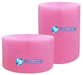Diamond Packaging 1 x Roll - Antistatic Pink Bubble Wrap Size : Wide 20" 500mm x 100m. I, 500 mm x 100 metres