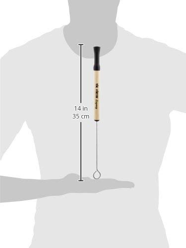 Vic FIrth - Legacy Drum Brushes - Retractable - Medium Gauge Wire - Wood Handle, Brown, Wire Brush - Image 3