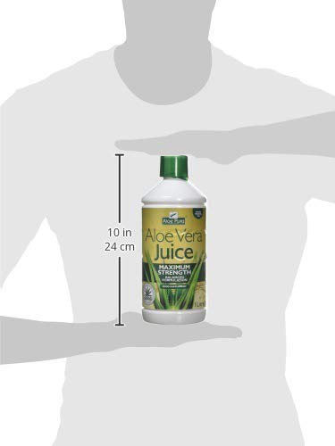 Aloe Pura Aloe Vera Maximum Strength Juice, Natural, Vegan, Cruelty Free, Food Supplement, 1ltr, 1 l (Pack of 1) - Image 4