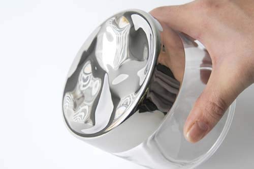 Alessi Julieta LC09, Design Hermetic Kitchen Jar, Glass Body with Stainless Steel 18/10 Lid, 100 cl, Silver - Image 4