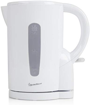 Signature S101 Cordless Jug Kettle, Boil Dry and Overheat Protection, Removable and Washable Filter, 1.7 Litre, White - Image 3