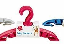Little Stars Small Baby Coat Hangers Kids Clothes Childrens Hanger Slim Plastic x 30