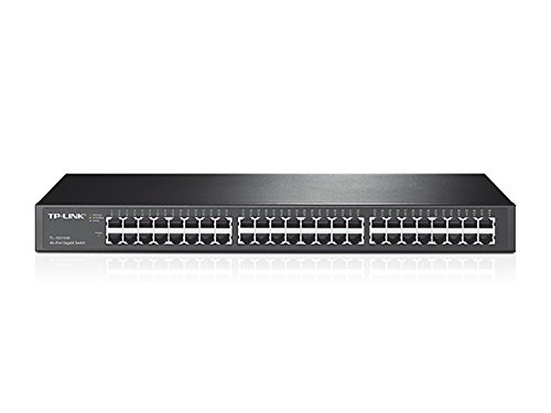TP-Link TL-SG1048 V5.0 48-Port GB Switch, 1 HE 48.3 cm / 19 inch Rack V5, black