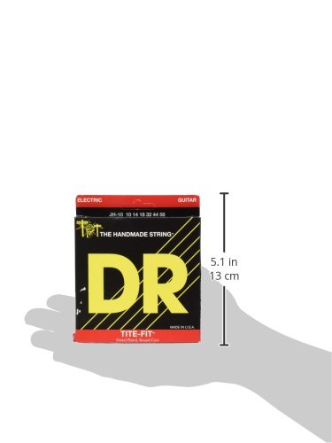 DR Strings TITE-FIT™ - Nickel Plated Electric Guitar Strings: Medium to Super Heavy 10-56, Black - Image 3