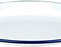 IBILI "Blanca Plain Plate, White/Blue, 22 x 2.3 cm