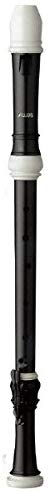 Aulos 511B Symphony Tenor Recorder, English Fingering, Rich & Deep Tone, Strong ABS Resin Construction, Black/Ivory