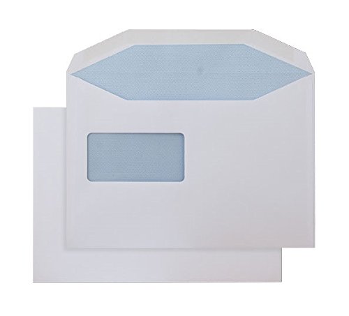 Blake Purely Everyday C5+ 162 x 238 mm 100 gsm Gummed Mailer Reverse Window Envelopes (4077REV) White - Pack of 500