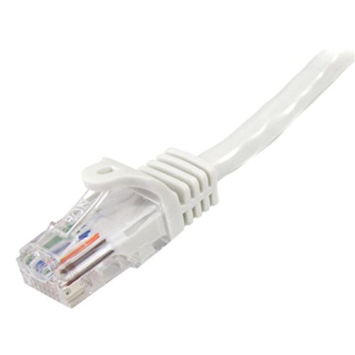 StarTech.com 7m White Cat5e Patch Cable with Snagless RJ45 Connectors - Long Ethernet Cable - 7 m Cat 5e UTP Cable (45PAT7MWH) - Image 2
