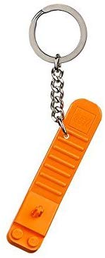 LEGO Brick Separator Keyring Key Chain - Features a brick separator attached to a durable metal ring and chain