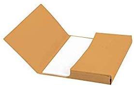 5 Star Document Wallet Half Flap 285gsm Capacity 32mm A4 Yellow (Pack of 50)