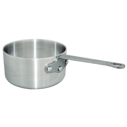 Vogue Aluminium Kitchen Saucepan 12cm - Small Sauce Pan for Cooking Soup Milk, Eggs, Noodles K973, Silver, 0.7Ltr