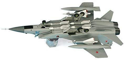 Zvezda Z7229 Mig-31 Interceptor Aircraft Model Kit 1: 72 Scale, Silver, 34.5 cm x 6 cm x 24.5 cm - Image 4