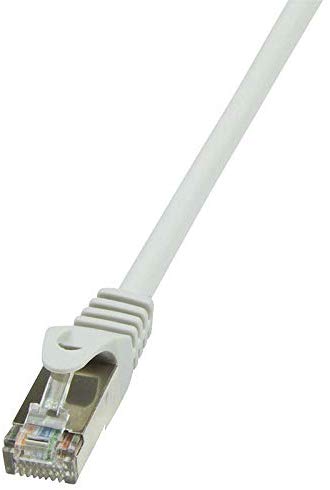 LogiLink CP1102D CAT5e SF/UTP Patch Ethernet Cable, Extra Long 15 Meter Length, Grey