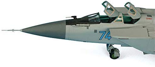 Zvezda Z7229 Mig-31 Interceptor Aircraft Model Kit 1: 72 Scale, Silver, 34.5 cm x 6 cm x 24.5 cm - Image 2