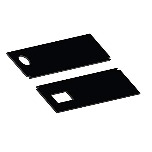iQuatics Universal Fish Tank Lid Replacement, Vision 260 With Holes, Schwarzer ABS-Kunststoff - Image 3