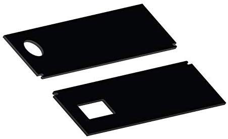 iQuatics Universal Fish Tank Lid Replacement, Rio 400 3pcs With Holes, Black ABS Pinseal - Image 3