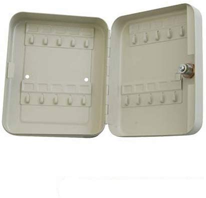 Silverline 656614 20-Key Cabinet Keyed 200 x 160 x 75 mm, Grey, 200 x 160 x 75mm