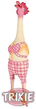 Trixie Hen Original Animal Sound, 48 cm, Latex, Pink/Beige - Image 3