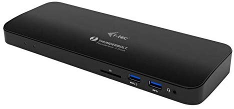 i-tec Thunderbolt 3 2x4K Docking Station 2x TB3 port 5x USB 3.0 incl. 1x Fast Charge 1x GLAN 1x Audio/Mic 1x SD for MacOS Windows incl. 70cm Thunderbolt 3 Cable/POWER DELIVERY 85W