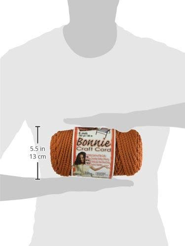 Pepperell polyolefin fiber Bonnie Macrame Craft Cord 6 mmx 100 yard-Rust, Pack Of 1 - Image 2